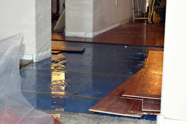 Professional Water Damage Restoration technician working in Templeton, MA